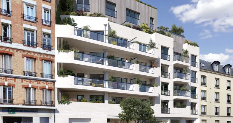 Achat / Vente programme immobilier neuf Asnières-sur-Seine à 750m du métro 13 Les Agnettes (92600) - Réf. 8683