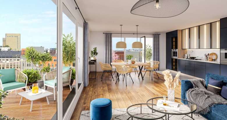 Achat / Vente programme immobilier neuf Paris 13 au cœur du quartier Masséna (75013) - Réf. 6190