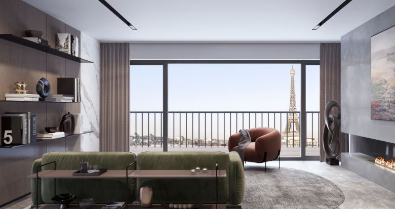 Achat / Vente programme immobilier neuf Paris 15 proche métro Bir-Hakeim (75015) - Réf. 7442