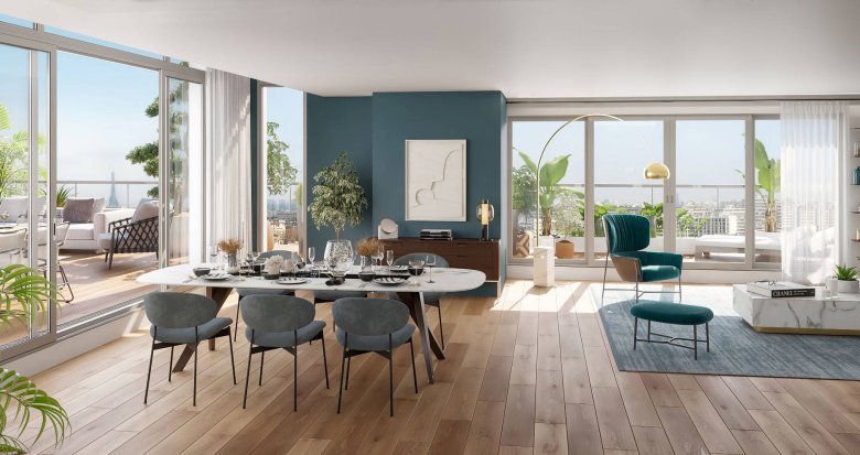 Achat / Vente programme immobilier neuf Saint-Cloud à 3 minutes à pied du tram T2 (92210) - Réf. 8456