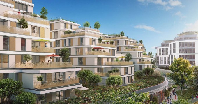 Achat / Vente programme immobilier neuf Issy-les-Moulineaux au cœur d’un écoquartier verdoyant (92130) - Réf. 6575