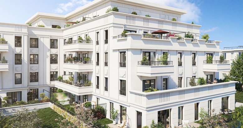 Achat / Vente programme immobilier neuf Le Plessis Robinson Cité-Jardin à 14 min à pied du RER B (92350) - Réf. 13548