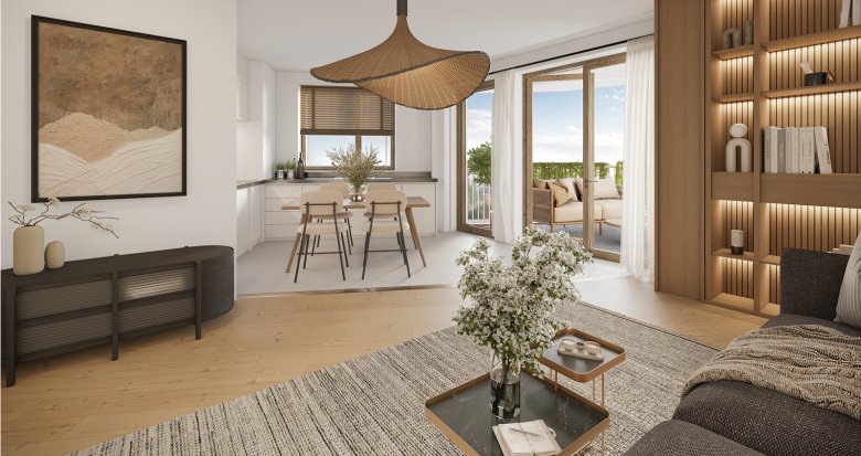 Achat / Vente programme immobilier neuf Nanterre quartier Les Muguets proche tram (92000) - Réf. 13445