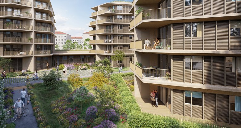 Achat / Vente programme immobilier neuf Nanterre quartier Les Muguets proche tram (92000) - Réf. 13445
